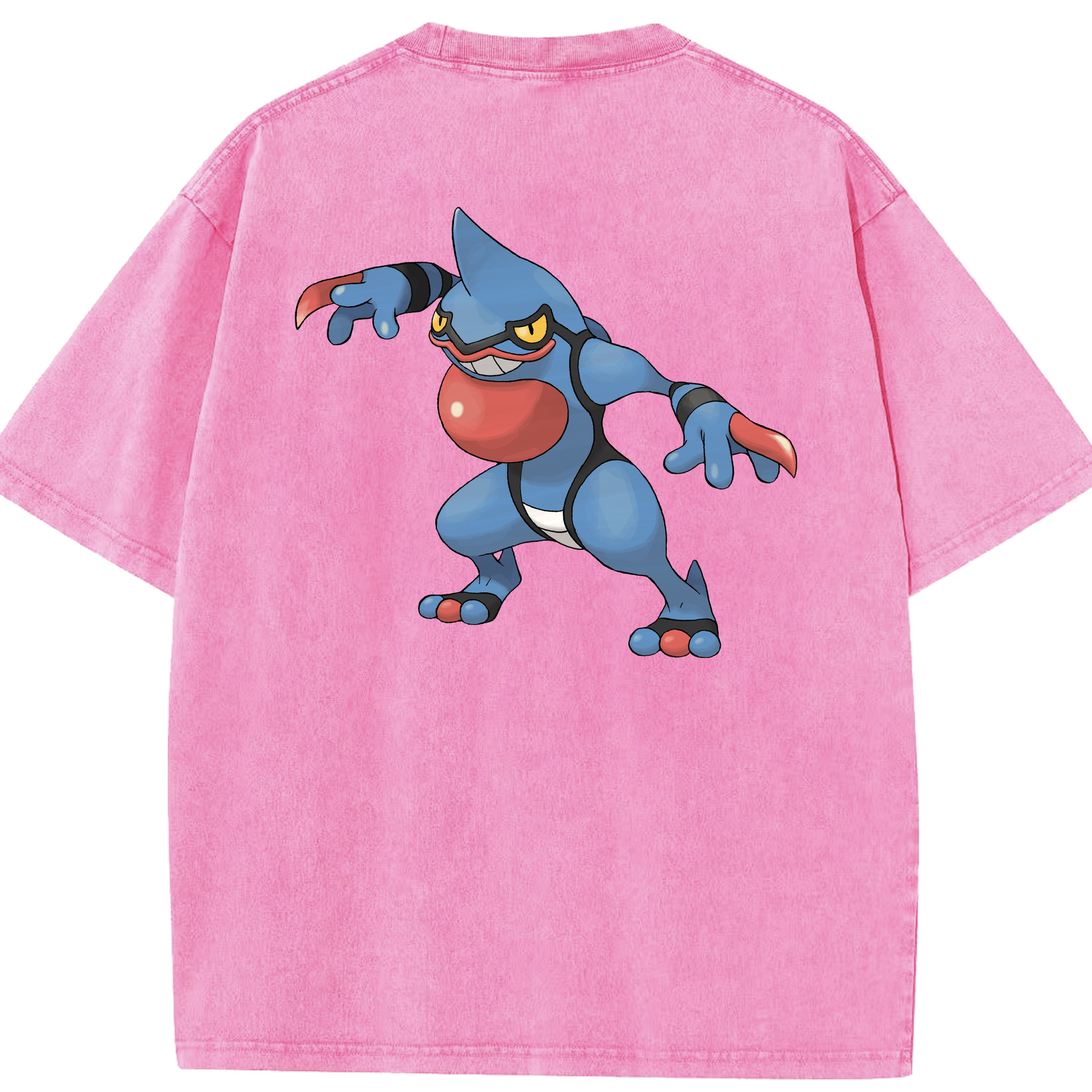 （画像用） ポケットモンスター Pokémon 綿100% ヴィンテージ風 半袖Tシャツ（背面プリント）